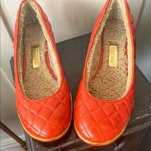 Glory Chen Bright red Flats